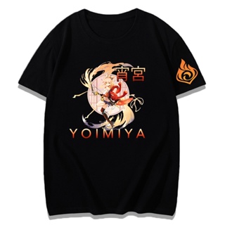 Genshin Impact Tshirts Naganohara Yoimiya Teesshirt Yanfei Cartoon Printing Shirts Tees Graphic Tshirt 100_05