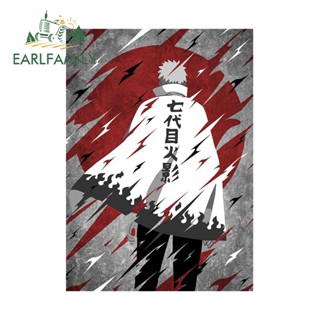 Earlfamily สติกเกอร์ ลายการ์ตูนนารูโตะ The Seventh Hokage 13 ซม. x 9.3 ซม. สําหรับตกแต่งรถยนต์