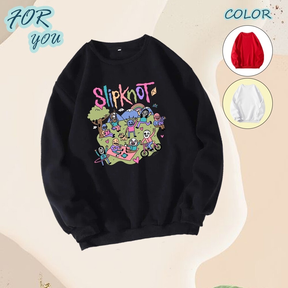 เสื้อแขนยาว Slipknot ผ้าเกรด A แบบสวม เสื้อกันหนาว งานดี หนานุ่มใส่สบาย