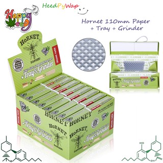 Hornet 110mm Paper + Tray + Grinder กระดาษโรล ถาดรอง ที่บด เครื่องบด
