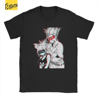 【Hot Sell】 FOCUS Aesthetic Dr Stone Senku Men T Shirt Amber Novelty Tees Short Sleeve Crewneck T-Shirts Pure Cotton_08