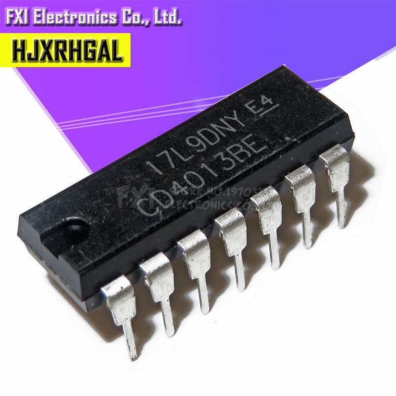 10PCS CD4013BE CD4013 DIP14 DIP ใหม่