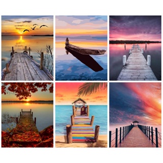 Ruopoty กรอบรูปอะคริลิค ตามตัวเลข 60x75 ซม. 50x65 ซม. 40x50 ซม. สําหรับห้องนั่งเล่น