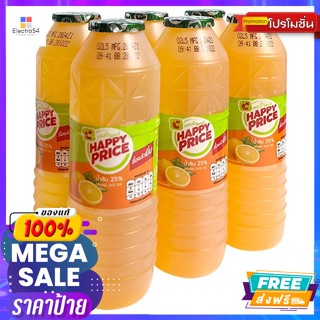 แฮปปี้ ไพรซ์ น้ำส้ม 25% 180 มล. แพ็ค 6 Happy Price Orange Juice 25% 180 ml. Pack 6น้ำผลไม้ &amp; ไ