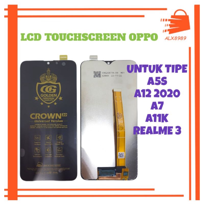 หน้าจอสัมผัส Lcd OOPO A5S A7 A11K A12 2020 REALME 3 Fullset Crown Original Super 100% FULL SET COMPL