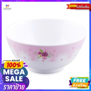 ชามแกง รุ่น B61060 ลาย LOVELY PINK 6 นิ้ว  curry bowl model B61060 LOVELY PINK pattern