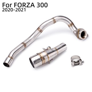 คอท่อสแตนเลสสวม 2 นิ้ว รุ่น FORZA 300 เก่า คอเลสฟอซ่า คอท่อFORZA 300 คอแต่งFORZA คอสวม 2 นิ้ว งานสแตนเลสเกรด 304