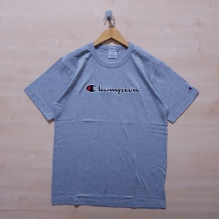 เสื้อยืด ปักลาย CHAMPION สีเทา