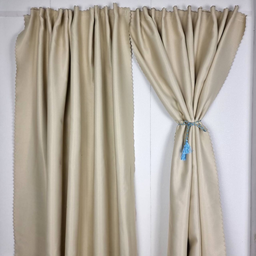 i2shop ผ้าม่านทึบแสงสีพื้นUV ผ้าม่านตีนตุ๊กแก หน้าต่าง ม่านประตู ติดเองง่าย ผ้าม่านติดหอพัก(ตีนตุ๊กแก) พร้อมส่ง - รูปที่ 3