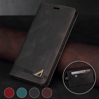 เคส Case for iPhone 11 Pro Max 7 8 6 6s Plus SE 2020 2022 SE2 SE3 X XS XR เคสโทรศัพท์หนัง TPU นิ่ม ฝาพับ พร้อมช่องใส่บัตร ตั้งได้ สไตล์เรโทร สําหรับ Retro PU Leather Case Flip Cover Wallet Mobile Phone Casing เคสฝาพับ เคสเปิดปิด