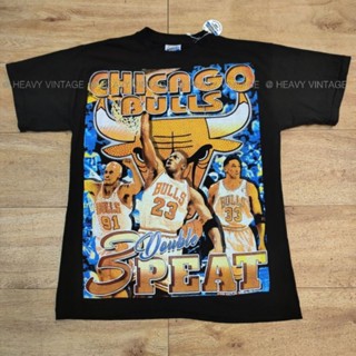 CHICAGO BULLS BASKETBALL BOOTLEG เสื้อลายบาส ชิคาโกบูลล์