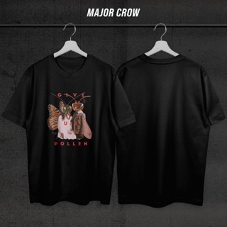 MAJOR CROW | เสื้อยืด "Give Us Pollen" [Black]