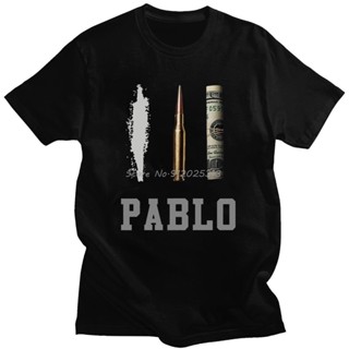 Hot Sale New MenS Cotton Tshirt Pablo Escobar Medellin Scarface T-Shirt Streetwear Hip Ho_04