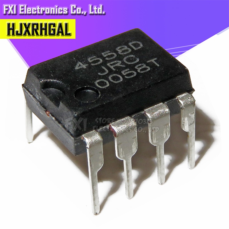 20PCS NJM4558D DIP8 NJM4558 DIP JRC4558D JRC4558 Dual operational amplifier ใหม่
