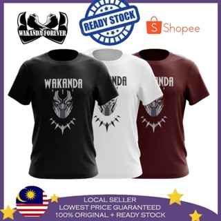 [70% Mega Sales !] BLACK PANTHER WAKANDA MARVEL TSHIRT BAJU LELAKI 100% COTTON_04