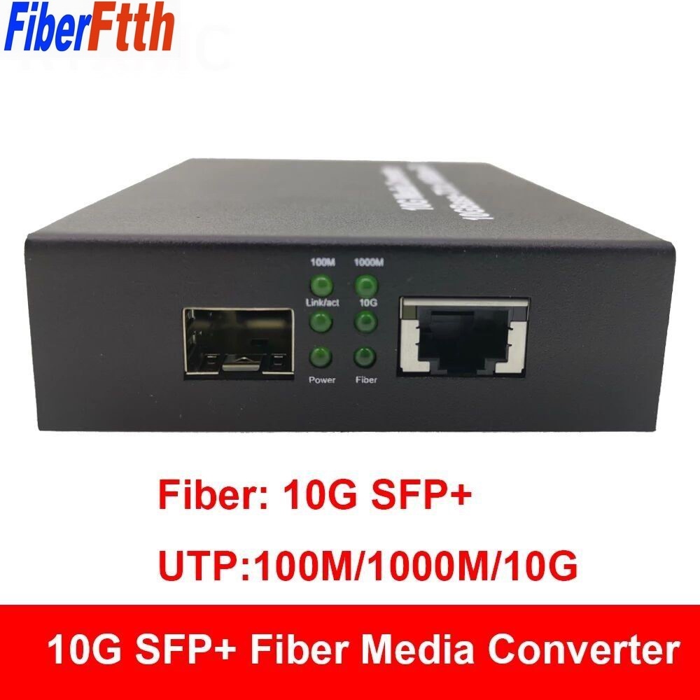 10g สวิทช์ SFP + ถึง SFP + 10g Media Converter สวิทช์ Ethernet สวิทช์ Gigabit 10gb สวิทช์ไฟเบอร์ออปต
