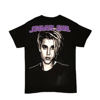 เสื้อยืดพิมพ์ลาย เสื้อยืด Justin Bieber “Stadium Tour” ของแท้100%