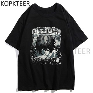 Anime T-shirts Death Note MisaMisa Yagami Light Mikami Teru Manga Print Men T-shirt_12