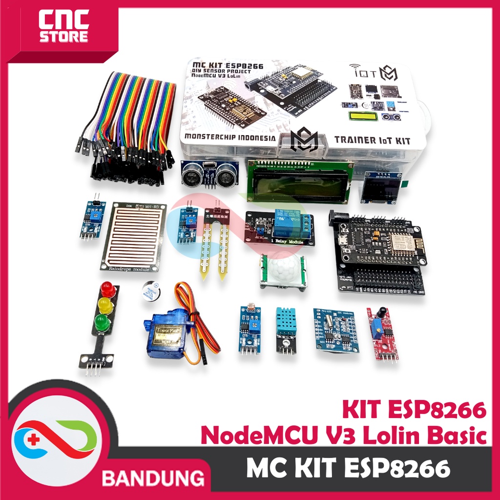 MC KIT ESP8266 NODEMCU V3 LOLIN BASIC IoT LEARNING KIT