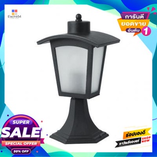 Lamp โคมไฟหัวเสาภายนอก 1xE27 LUZINO รุ่น HIRO RH1304A4(BK) สีดำOutdoor Post Lamp 1xE27 LUZINO Model HIRO RH1304A4(BK) Bl