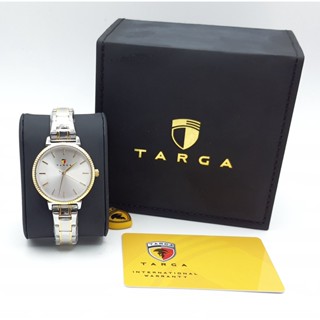 นาฬิกา TARGA WOMENS TA036509 QUARTZ SILVER DIAL TWO TONE WATCH 34 MM พร้อมกล่อง (ใหม่)