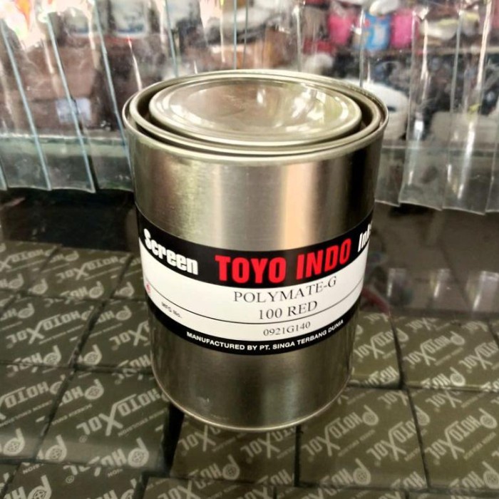 Toyo Indo Ink พลาสติกพิมพ์หน้าจอสี Polymate Ink PP PE HD (สี 24 เหลือง)