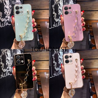 เคส OPPO Reno 8 Pro Plus เคส Oppo Reno 2 เคส Oppo Reno 3 เคส Oppo Reno 6Z Case Oppo Reno 7Z Case Oppo Reno 8Z Cover Oppo Reno7 Pro Soft Cute Clover Grass Pendant Phone Case โทรศัพท์มือถือนิ่ม ลายใบหญ้าสี่แฉกน่ารัก พร้อมจี้ห้อย สําหรับ