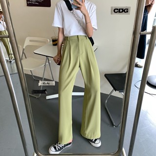 พร้อมส่ง 💐 Candy pants กางเกงขายาวทรงกระบอก (34864)