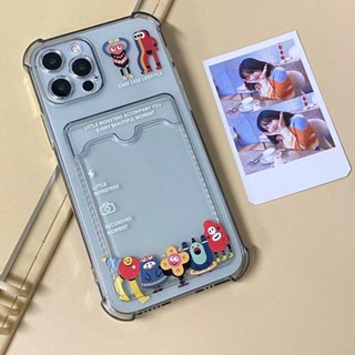 รูปภาพ เคสโทรศัพท์มือถือ กันกระแทก พร้อมช่องใส่บัตร เคสไอโฟน สําหรับ Apple iPhone14 7 8 Plus Xs XR 11 12 Pro Max 13 case เคส ไอ โฟน  เคส โทรศัพท์ กรณี ช่องใส่รูปถ่ายด้านหลังให้ด้วย ป็นเคสใสที่ใส่บัตรได้  เคสไอโฟน11ใส่รูปได้ เคสฉีกdiy กรอบรูป การ์ดขนาดเล็ก