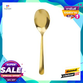 Ramen ช้อนราเมงสเตนเลส Kassa Home รุ่น Utlb-0043-Gl-T ขนาด 3.4 X 15.1 X 0.22 ซม. สีทองstainless Ramen Spoon  Home Utlb-0