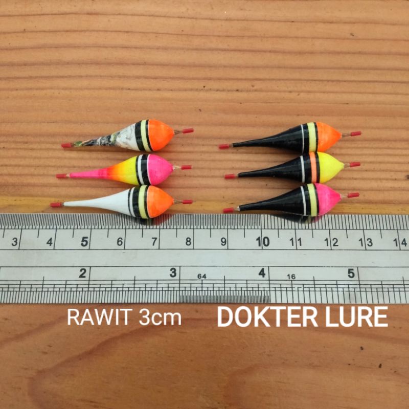 3 ซม. ตกปลาอย่างรวดเร็ว Tanago Micro Fishing Floater