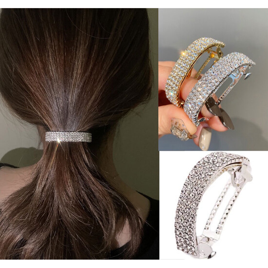 MYPINK 💕คลิปติดผม วิบวาว เรียบ หรู กิ๊บติดผมผู้หญิง