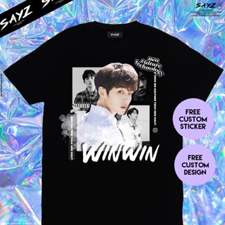 เสื้อยืดแฟชั่น Kaos Winwin NCT 127 WAYV Custom Kaos Kpop โดย SayzStreetwear ผู้ชาย T เสื้อผู้หญิง_09