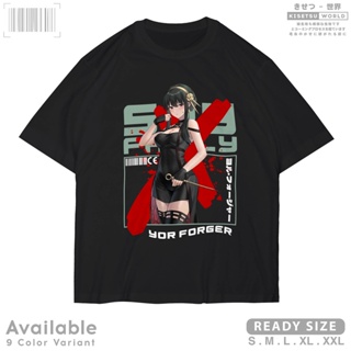 Spy x FAMILY YOR FORGER Thorn Princess Anime T-Shirt - Japanese Manga Waifu Character Distro Shirt x A1350 Kisetsu _05