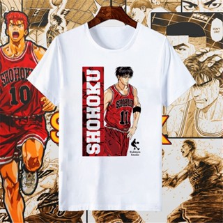 Sakuragi Hanamichi Super Dunk Print T Shirt Women Japan Anime Slam Dunk Women T-shirt Streetwear O-Neck Short Sleev_09