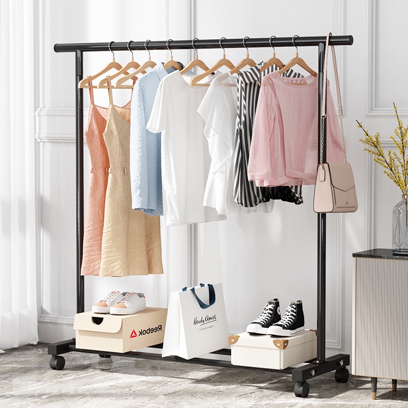 ราวตากผ้า ราวแขวนผ้า Coat Rack ติดตั้งง่าย แข็งแรง ทนทาน เคลื่อนย้ายสะดวก Nana natural