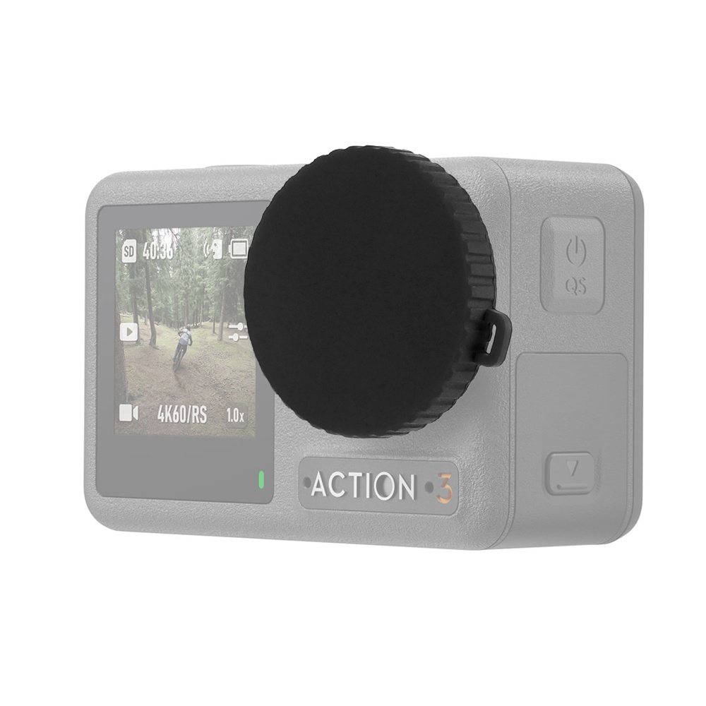 สมาร์ทตากล้องกีฬาซิลิโคนเลนส์สําหรับ DJI Osmo Action 3/DJI Action 4/DJI Action 5 PRO ฝาครอบป้องกันอุปกรณ์เสริม