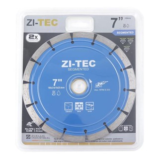 MODERNHOME ZI-TEC ใบตัดคอนกรีต 7 นิ้ว 14 ร่อง แผ่นตัดหิน แผ่นตัดคอนกรีต แผ่นตัด