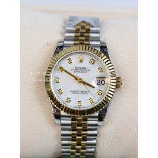 Rolex Datejust 31 mm. White Pearl automatic swiss movement