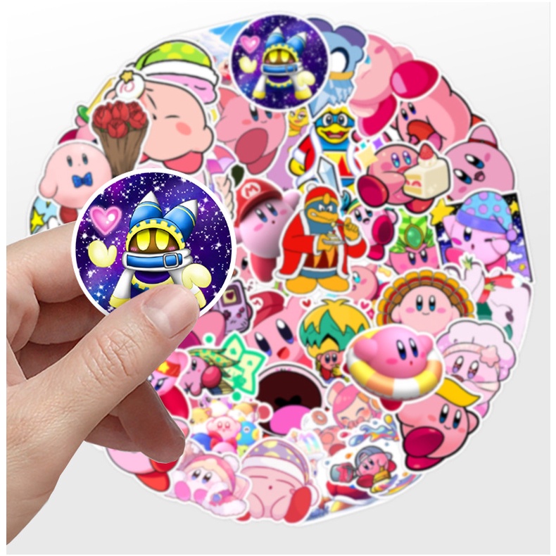 เคอร์บี้ 星之卡比 Kirby 星のカービィ STICKER ร้ลายการ์ตูนอะนิเมะ 50แผ่น กันน้ำ สติ๊กเกอร์ โทรศัพท์มือถือ