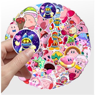 เคอร์บี้ 星之卡比 Kirby 星のカービィ STICKER ร้ลายการ์ตูนอะนิเมะ  50แผ่น กันน้ำ สติ๊กเกอร์ กระโปรงหลังรถ โทรศัพท์มือถือ