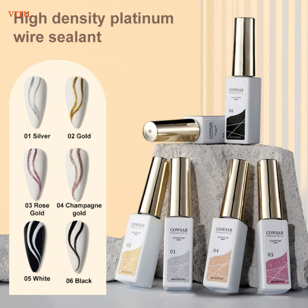 พร้อมส่งในไทย✨Liner Gel🥰ส่งไวมาก✨ สีเจลกรีตเตอร์แน่นมากๆ ใช้ตัดเส้น ลากเส้น Liner gel (Cowsar)