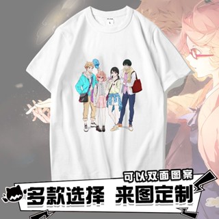 Knnnfdis Shop Beyond The Realm t-Shirt Merchandise Anime Short-Sleeved Men Summer Loose Shi Kuriyama Future Kamiha_07