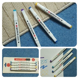 ปากกา สี Marker สุ่มสี 4 สี/แพค