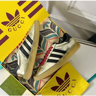 รองเท้าผ้าใบ  ADIDAS X GUCCI GAZELLE SNEAKERS  งานออริเทียบแท้ /