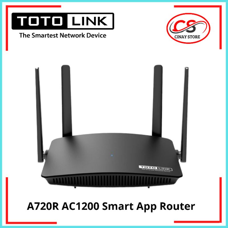 TOTOLINK A720R - AC1200 Wireless Dual Band Router 4 เสาอากาศ