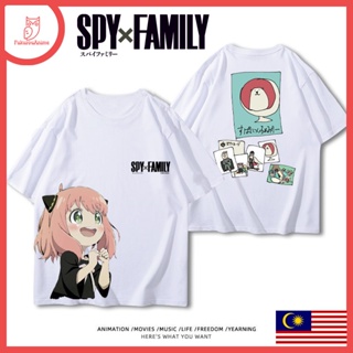 [Malaysia Stock] Spy x Family Printed Tshirt 间谍过家家漫画短袖男女2022年夏季新款T恤衫_05