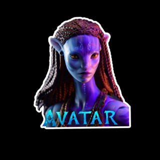 สติ๊กเกอร์กันน้ำ สติ๊กเกอร์ติดรถ แม่เหล็กติดตู้เย็น avatar อวตาร วิถีแห่งสายน้ำ - AVVTA9