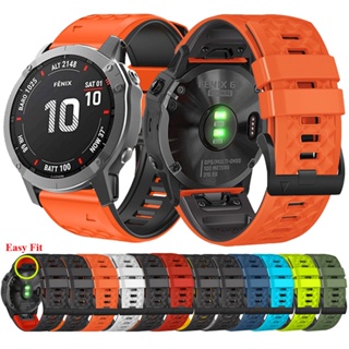 สายนาฬิกาข้อมือยาง ขนาด 22 มม. 26 มม. คุณภาพสูง สําหรับ Garmin Descent Mk2i Mk2 Mk1 G1 Epix 2 Pro