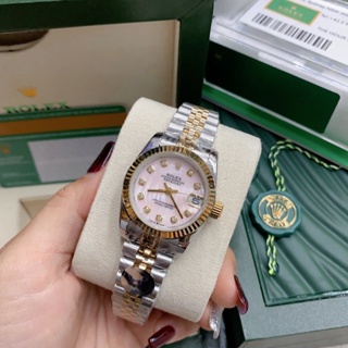 นาฬิกาข้อมือ Ro lex datejust งานออริเทียบแท้  size 31 mm  ระบบ ออโต้